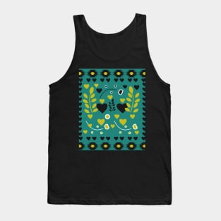 Dark hearts and flowers Tank Top